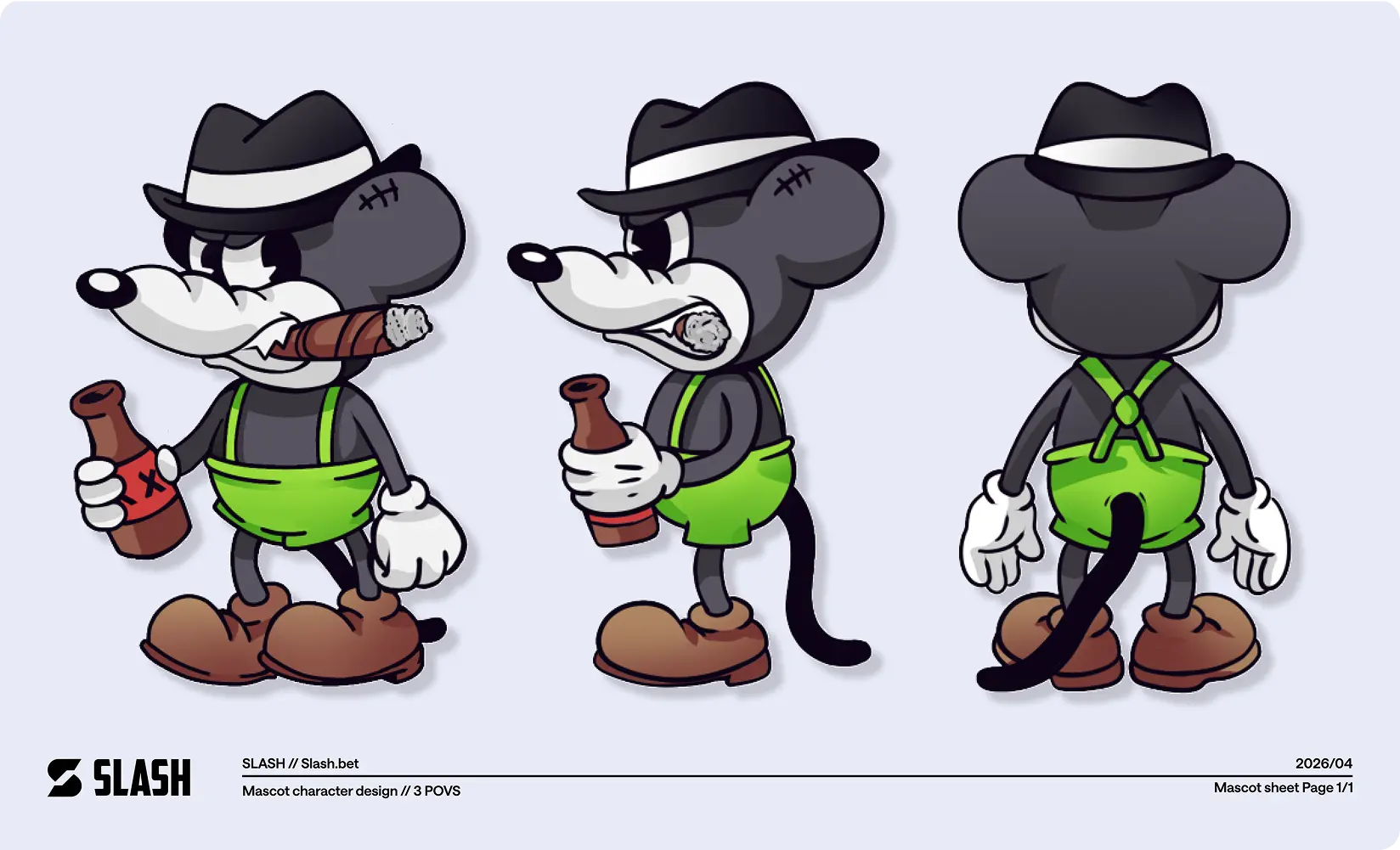 SLASH mascot character